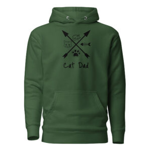 Unisex-Kapuzenpullover “Cat Dad”